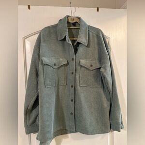 Forever 21 Sage Light Weight Utility Jacket
